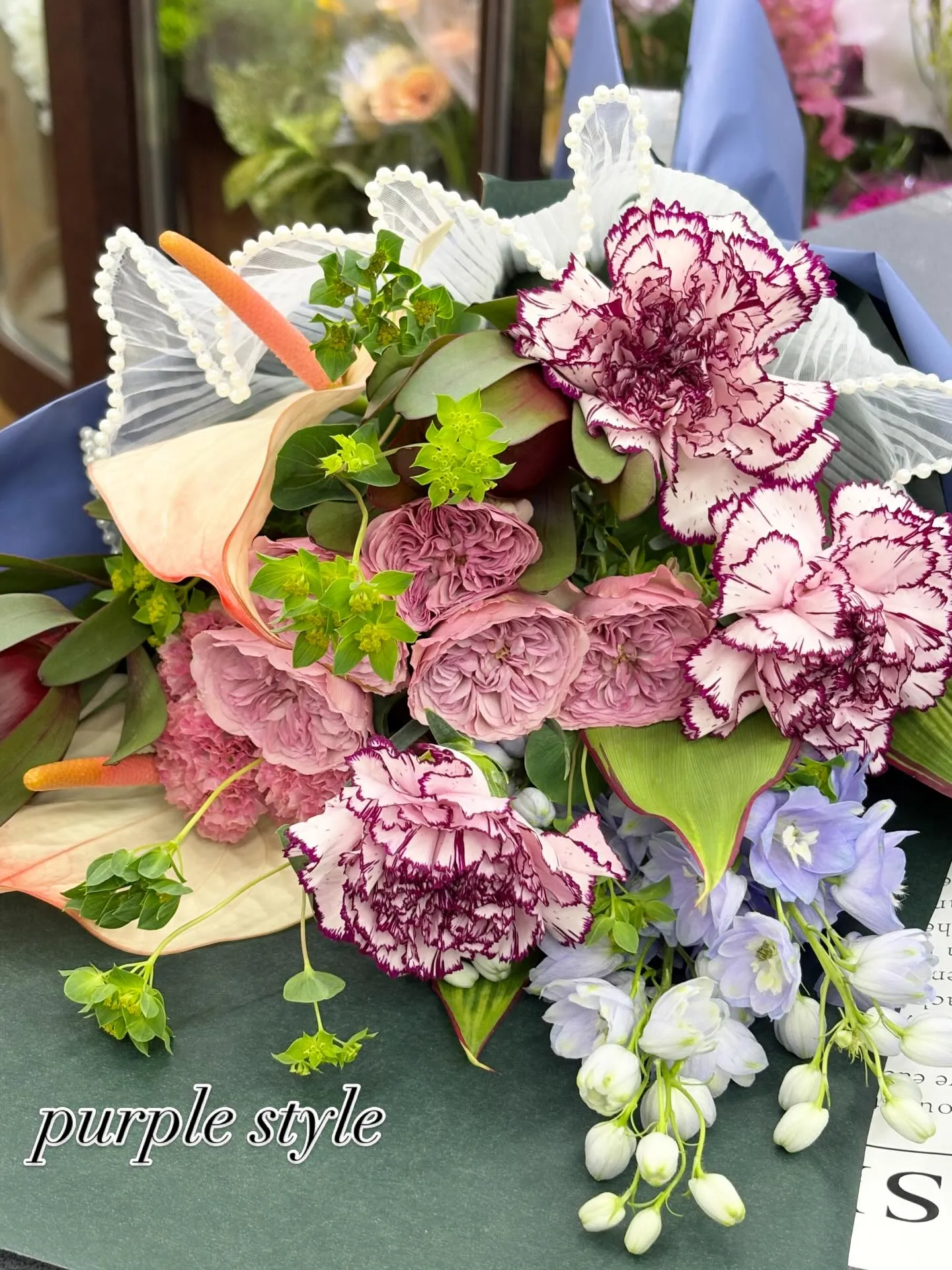 パープル系ブーケ💜💟☪️