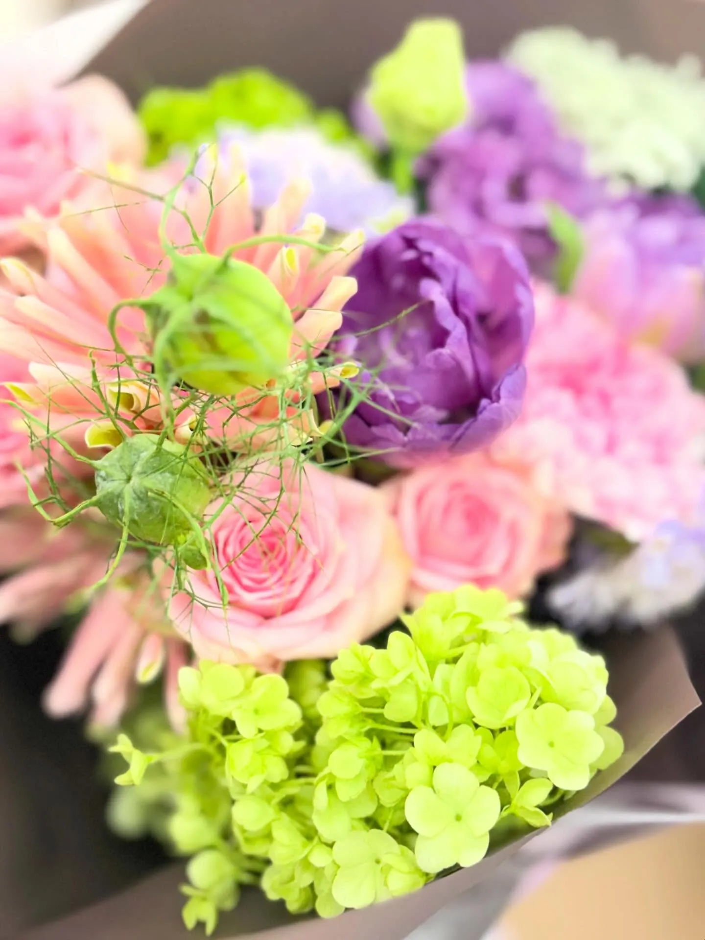 人気の組合わせ☆ピンク✿パープル系ブーケ.｡❁*.:｡❁ ♡