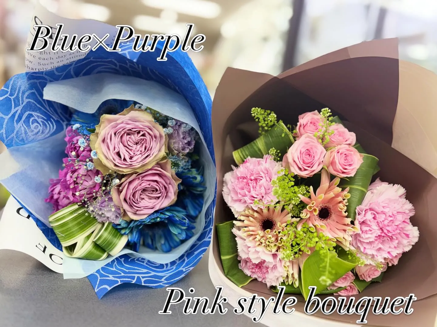 カラー指定のブーケ*+:•*”:♡.•♬✧