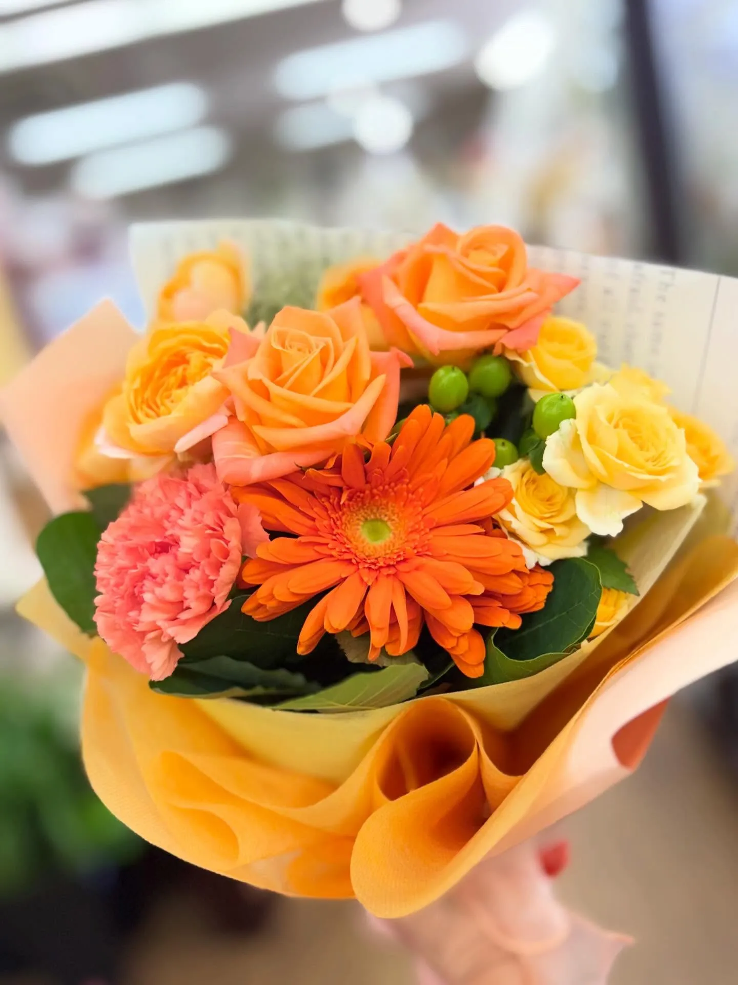 お祝いの気持ちを花に込めてෆ˚*