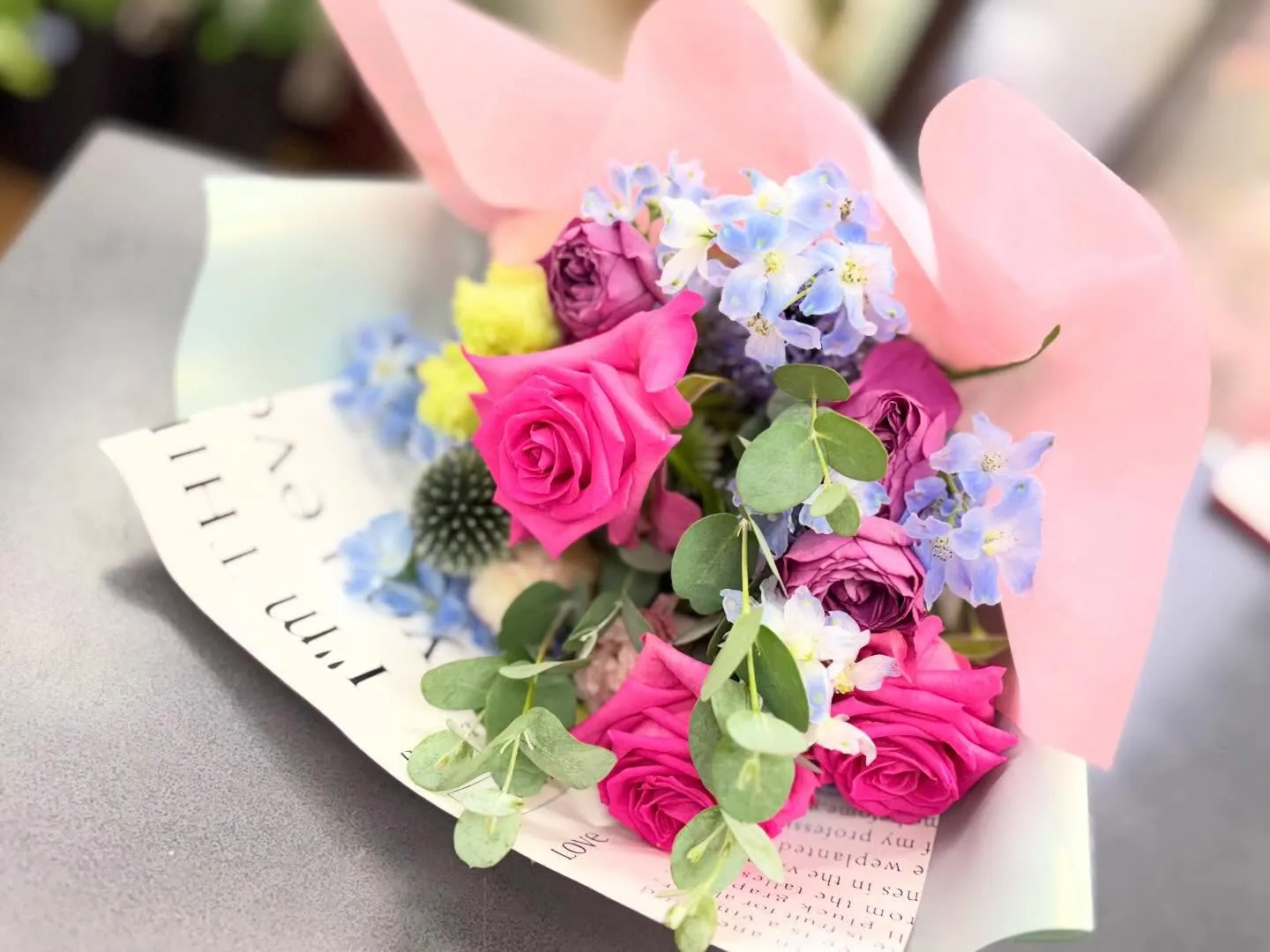 ありがとう♡お疲れさまでしたをお花に託した退職ギフト✩.｡....